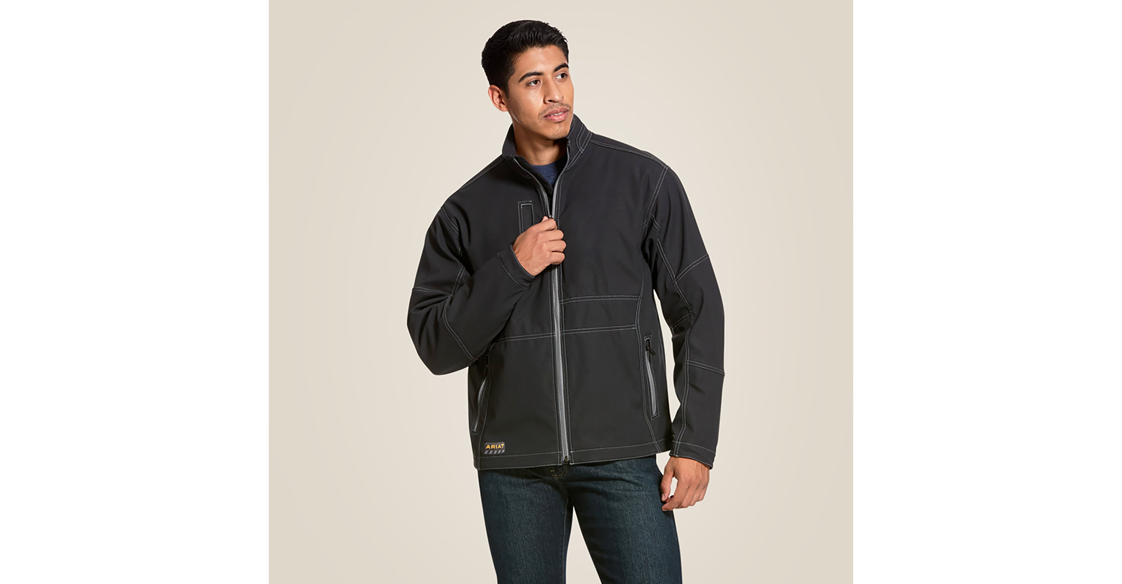 Ariat Men's Rebar Stretch Canvas Softshell Jacket