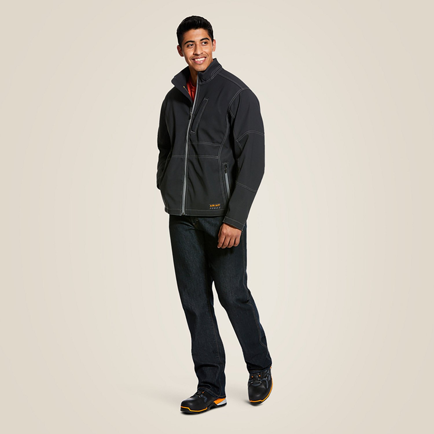 Ariat Men's Rebar Stretch Canvas Softshell Jacket - view number 5