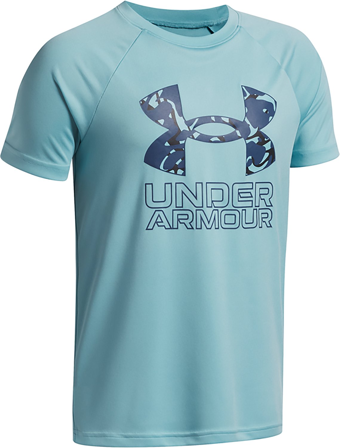 Under Armour Boys' Hybrid Printed Short Sleeve T-shirt                                                                           - view number 3