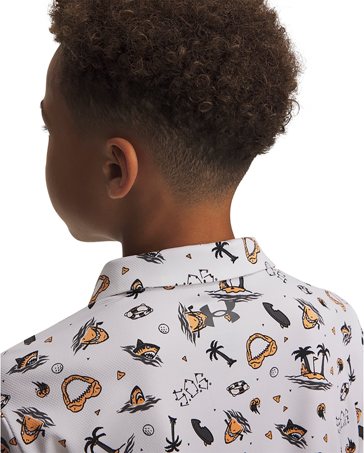 Under Armour Boys' Matchplay Print Polo Shirt - view number 3