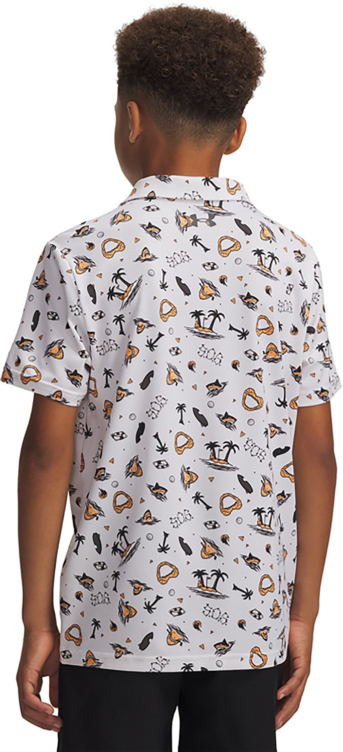 Under Armour Boys' Matchplay Print Polo Shirt - view number 2