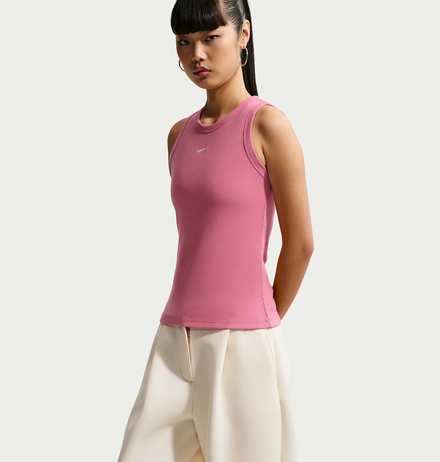 Nike Women's Nike Sportswear Rib Tight Tank Top - view number 5