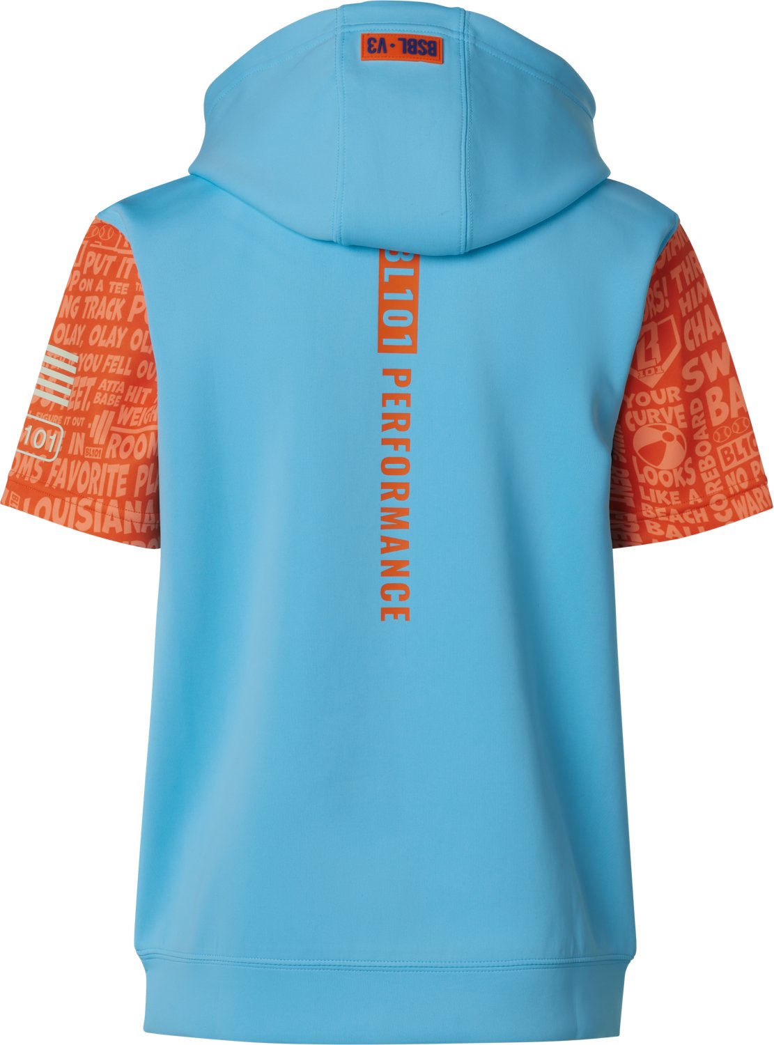 Baseball Lifestyle 101 Youth Trash Talk Short Sleeve Baseball Hoodie - view number 2