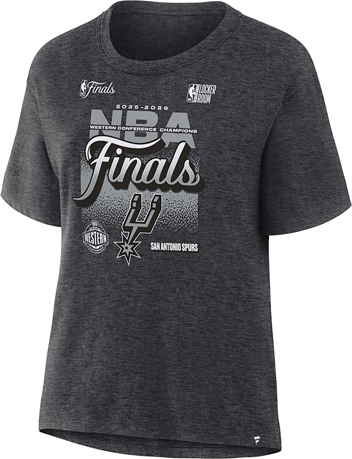 Fanatics Women's San Antonio Spurs 2026 NBA Conference Champions Locker Room Short Sleeve T-Shirt - view number 2