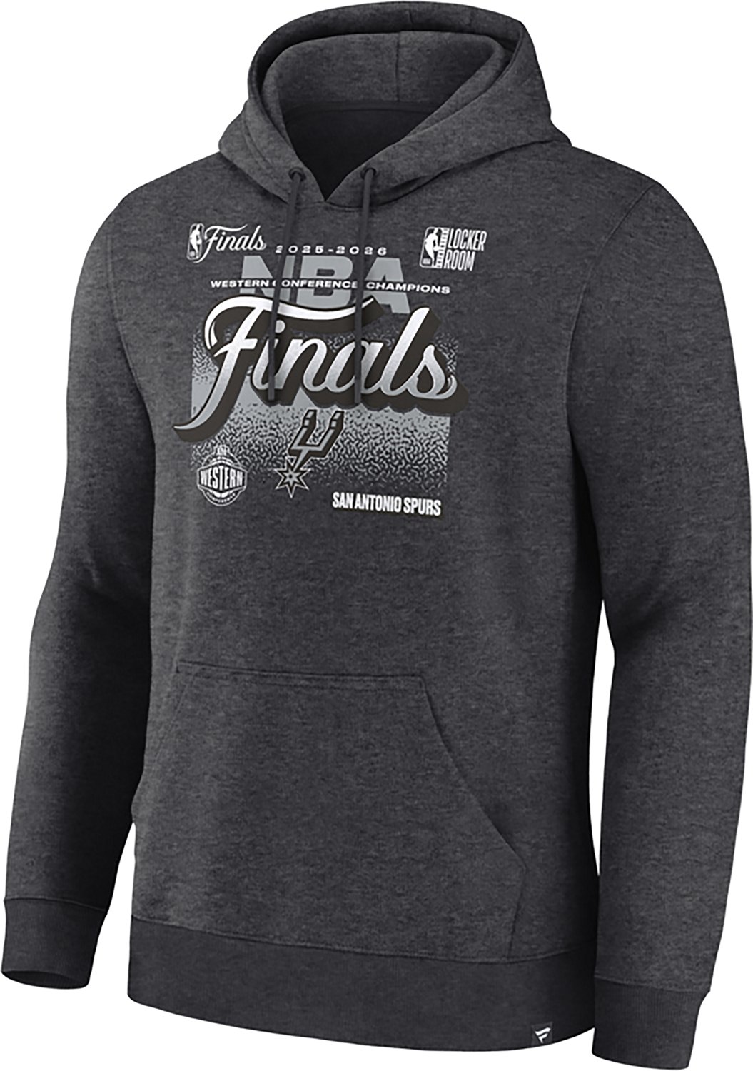 Fanatics Men's San Antonio Spurs 2026 NBA Conference Champions Locker Room Pullover Fleece Hoodie - view number 2