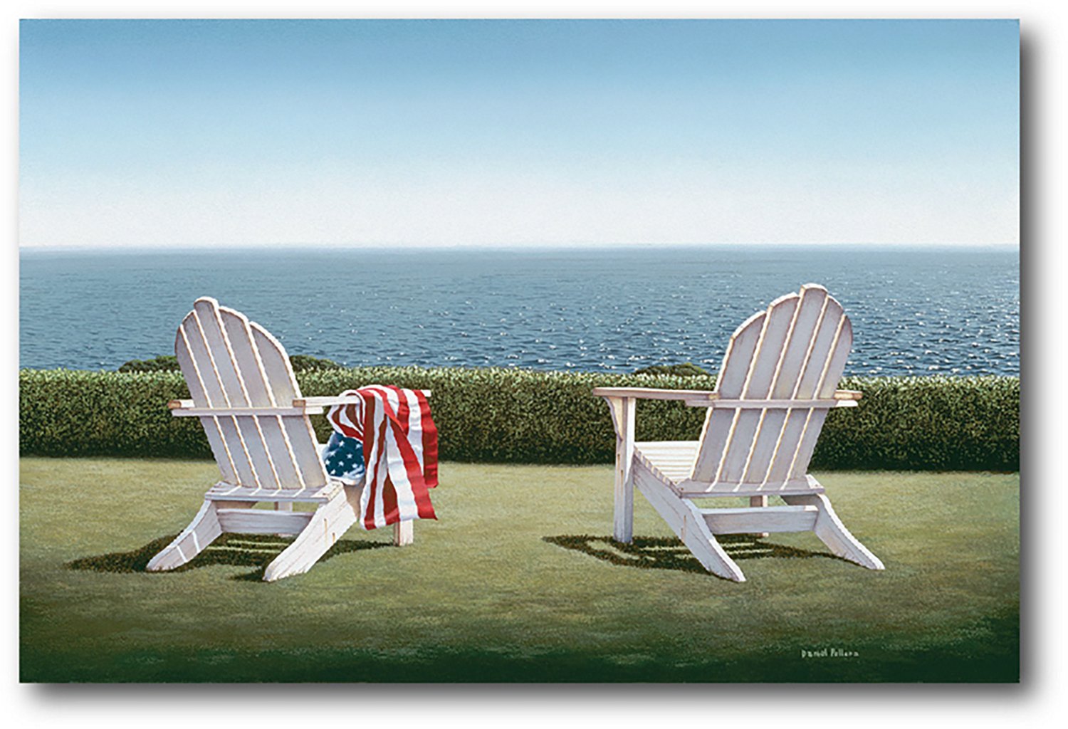 Courtside Market Celebrate 250 Spring House View Gallery-Wrapped Canvas Wall Art with Wounded Warrior Project