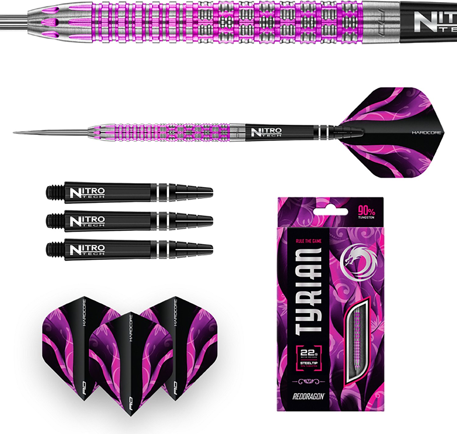 Red Dragon Tyrian 22 g Soft Tip Darts - view number 3