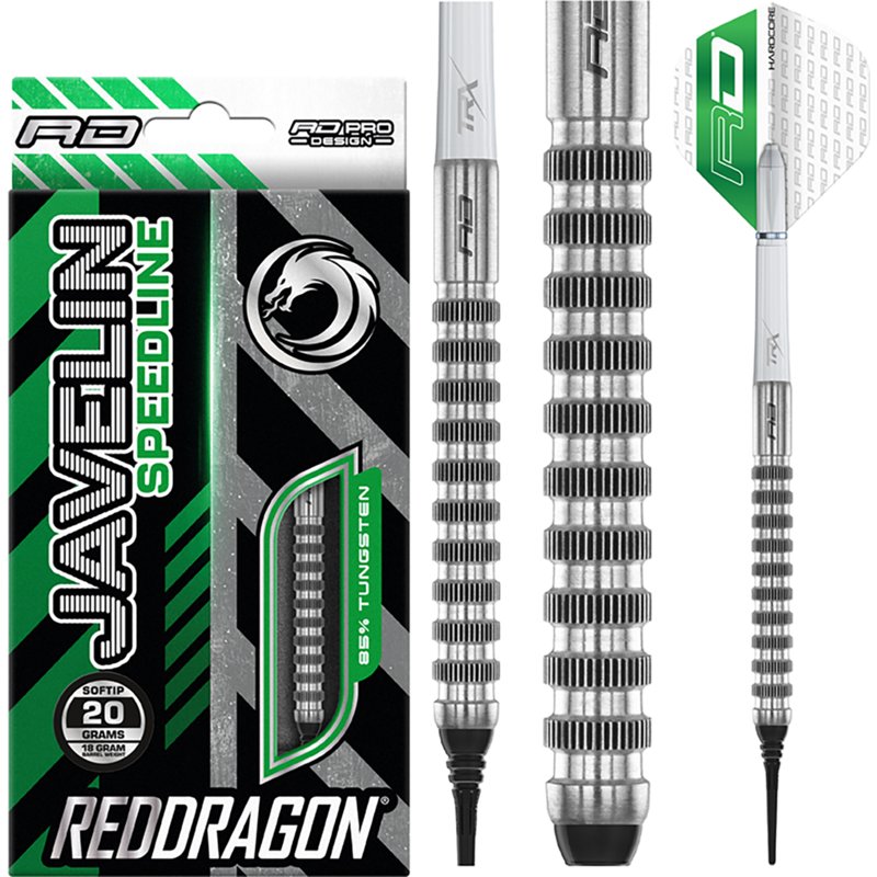 Red Dragon Javelin Speedline 20 g Soft Tip Darts Set