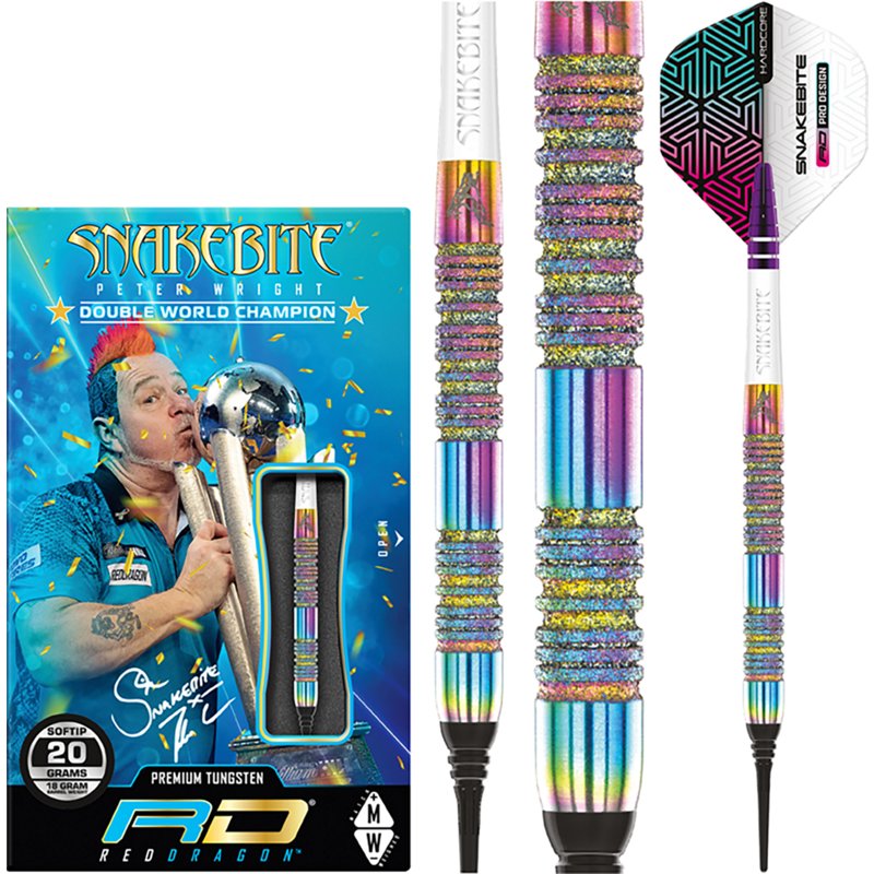 Red Dragon Peter Wright Spectrum SE 18 g Steel Tip Darts Set
