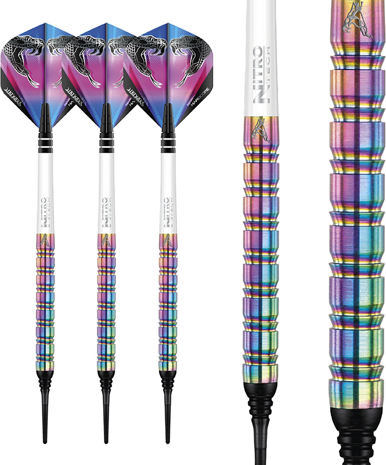 Red Dragon Peter Wright Snakebite 1 18 g Steel Tip Darts Set - view number 4