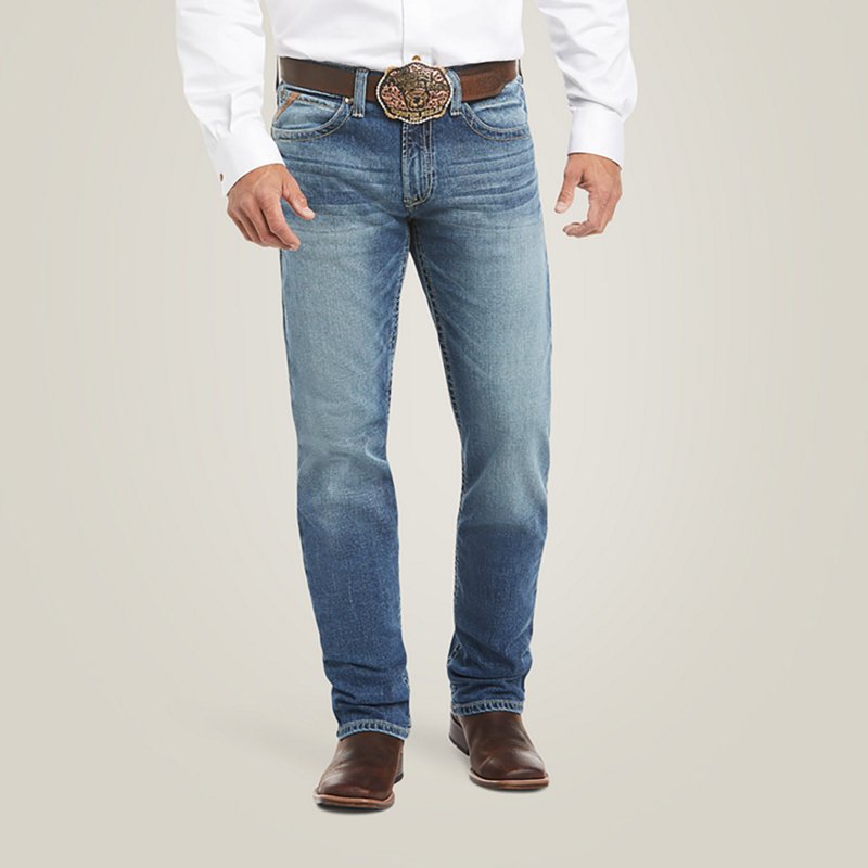 Men's M4 Stretch Shoreway Stackable Straight Leg Jeans in Dakota Cotton/Spandex, Size: 30 X 32 by Ariat