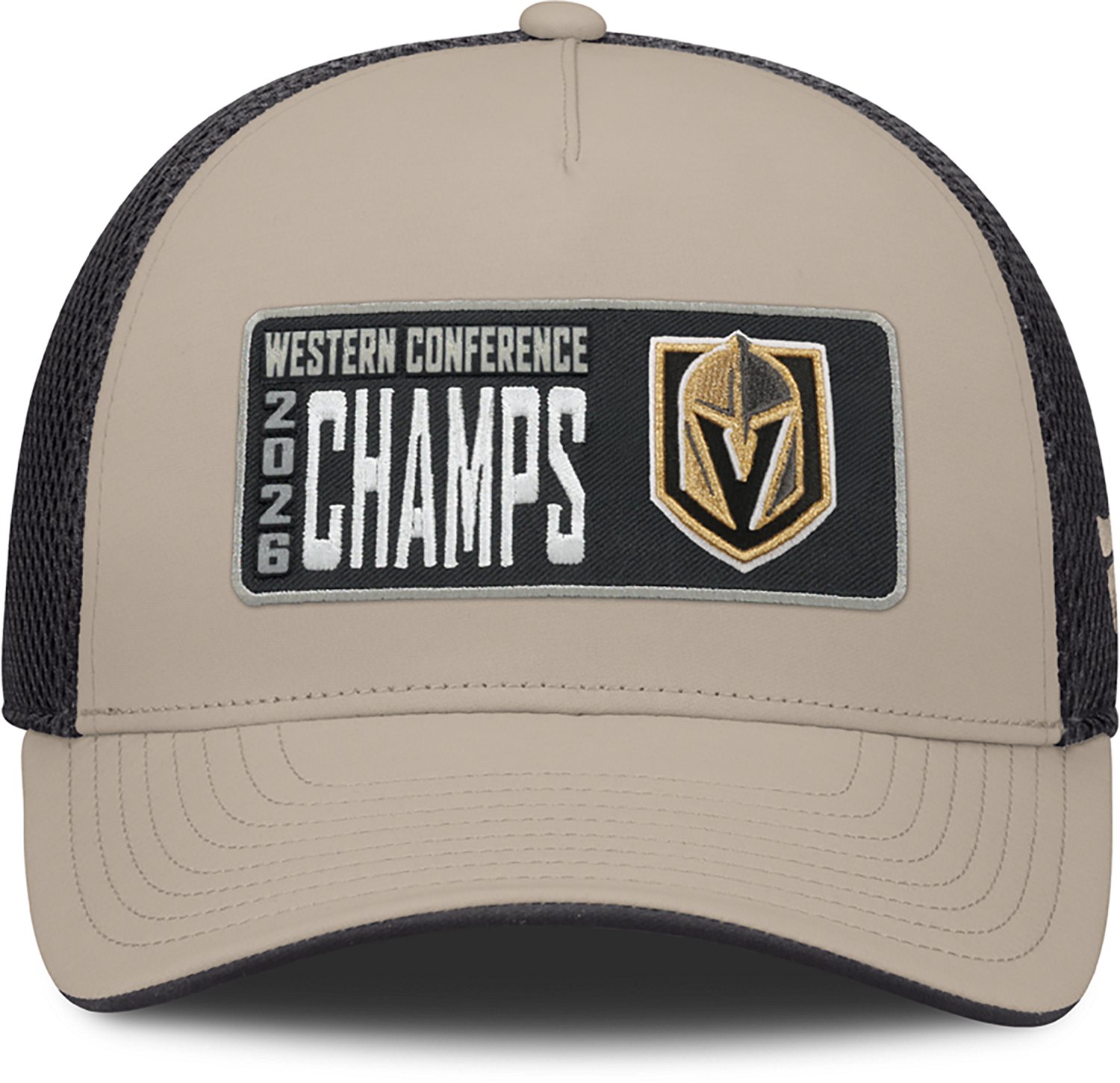 Fanatics Men's Vegas Golden Knights 2026 NHL Western Conference Champions Locker Room Trucker Adjustable Hat - view number 2