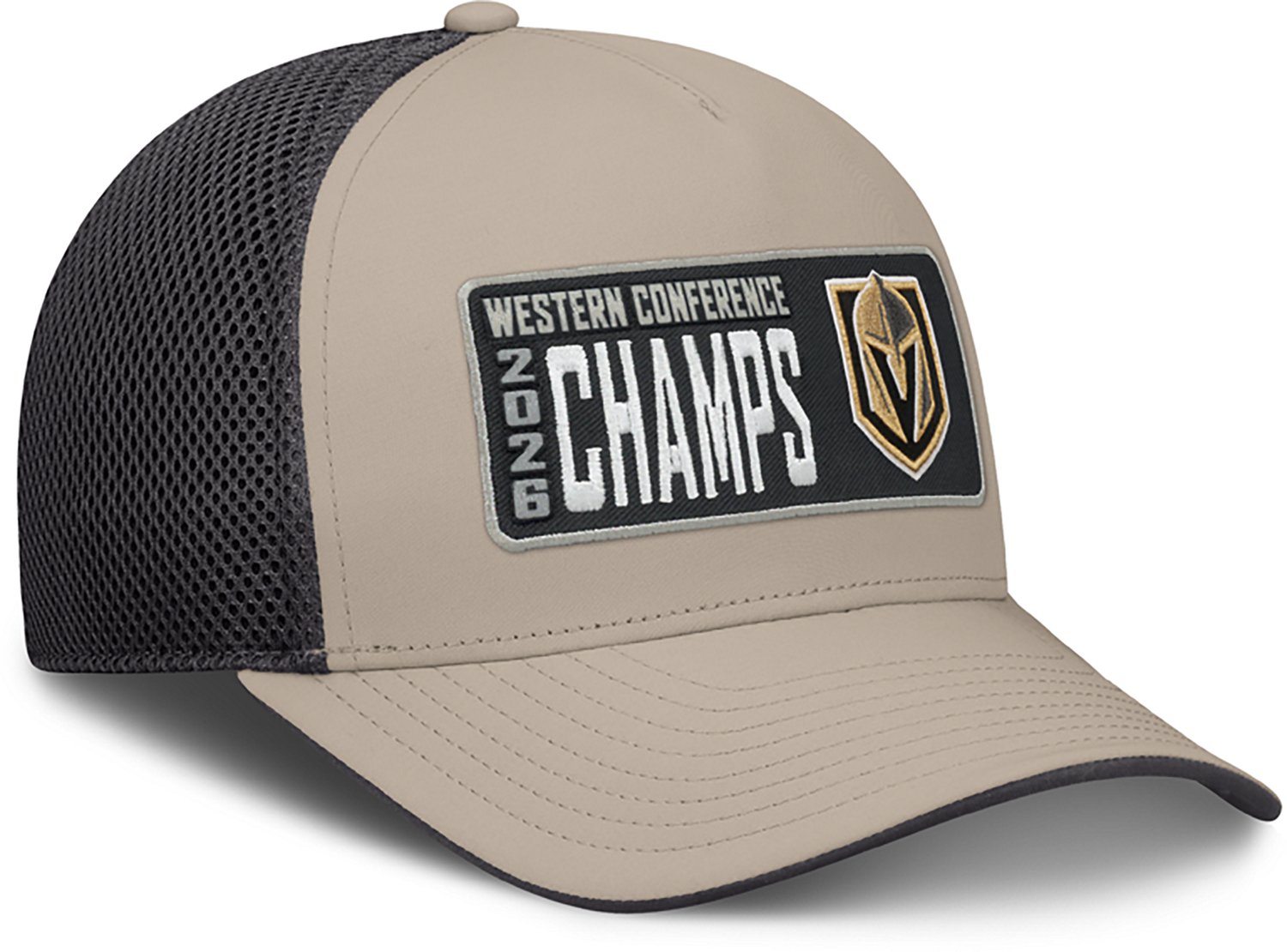 Fanatics Men's Vegas Golden Knights 2026 NHL Western Conference Champions Locker Room Trucker Adjustable Hat - view number 3