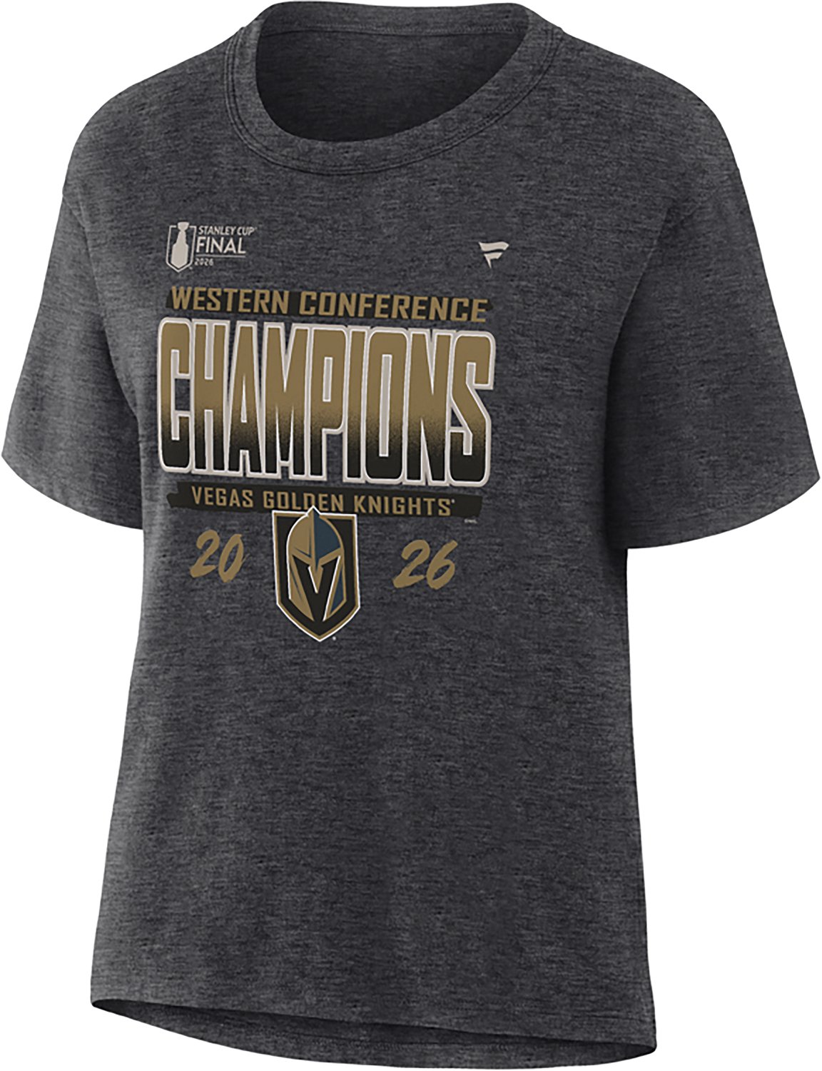 Fanatics Women's Vegas Golden Knights 2026 NHL Western Conference Finals Locker Room Short Sleeve T-Shirt - view number 2