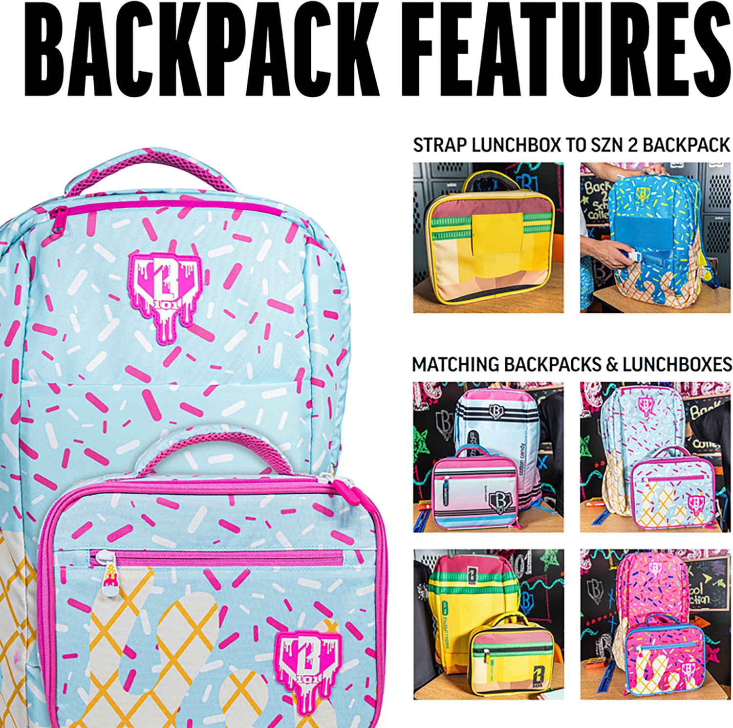 Baseball Lifestyle 101 Ice Cream Back to School SZN 2 Backpack - view number 5
