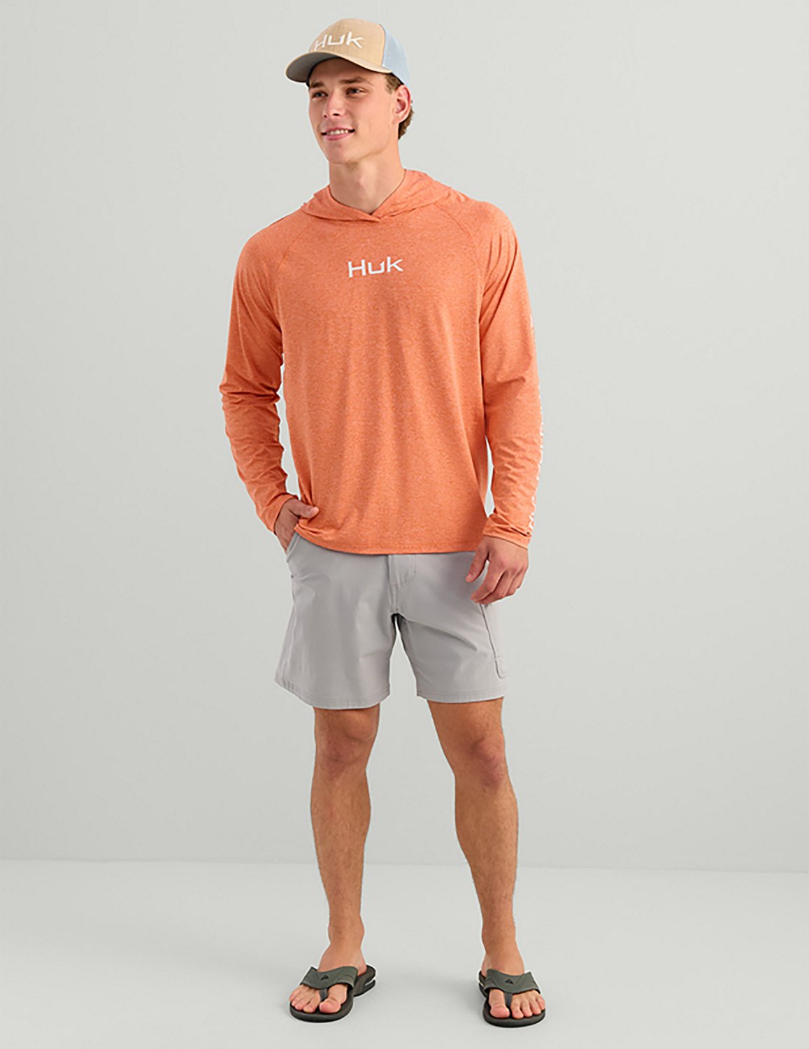 Huk Men’s Airweight Hoodie - view number 5