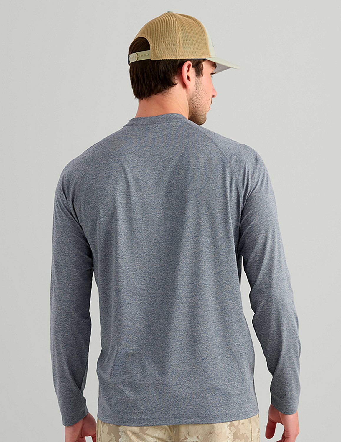 Huk Men's Airweight Long Sleeve Crew Shirt - view number 2