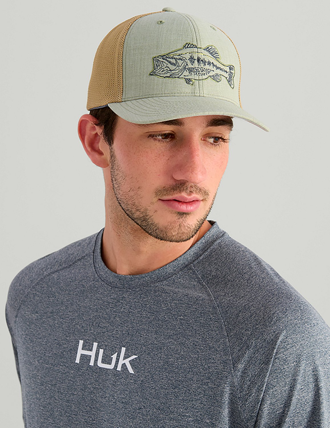 Huk Men's Airweight Long Sleeve Crew Shirt - view number 4