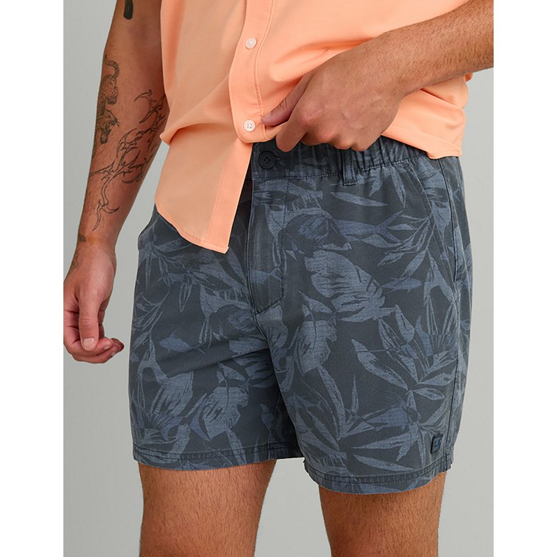 Huk Shoreside Printed Shorts - Sea Storm
