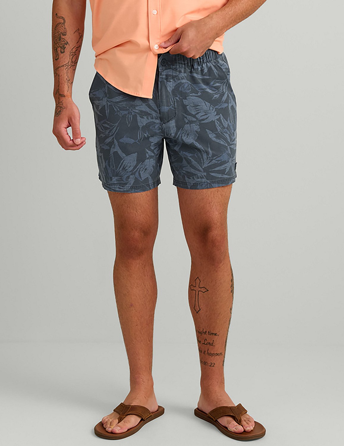 Huk Men's Shoreside Printed Shorts 6 in - view number 4