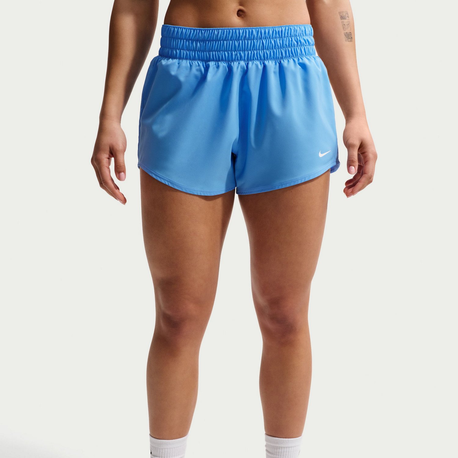 Nike Women's One Dri-FIT Mid-Rise Shorts 3in - view number 3