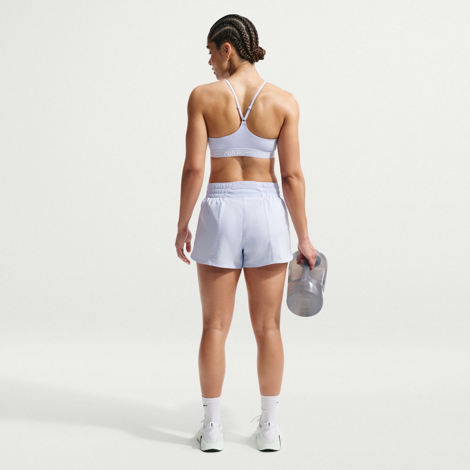 Nike Women's One Dri-FIT Mid-Rise Shorts 3in - view number 2