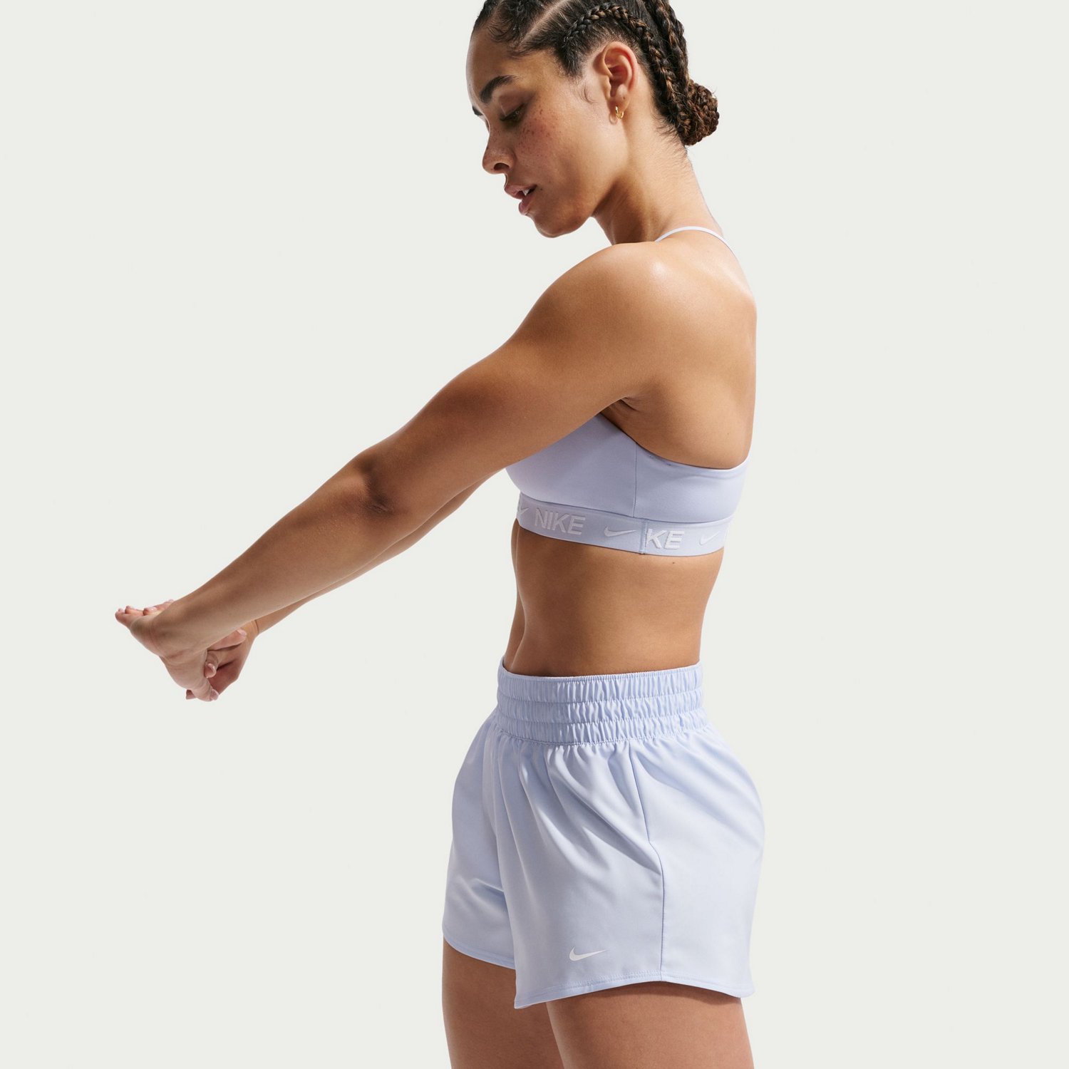 Nike Women's One Dri-FIT Mid-Rise Shorts 3in - view number 4