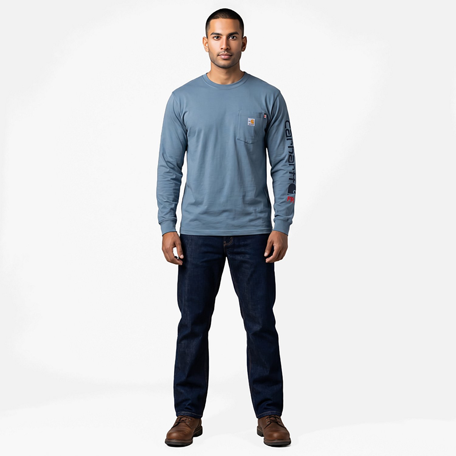 Carhartt Men's Flame Resistant Force Long Sleeve Graphic T-shirt