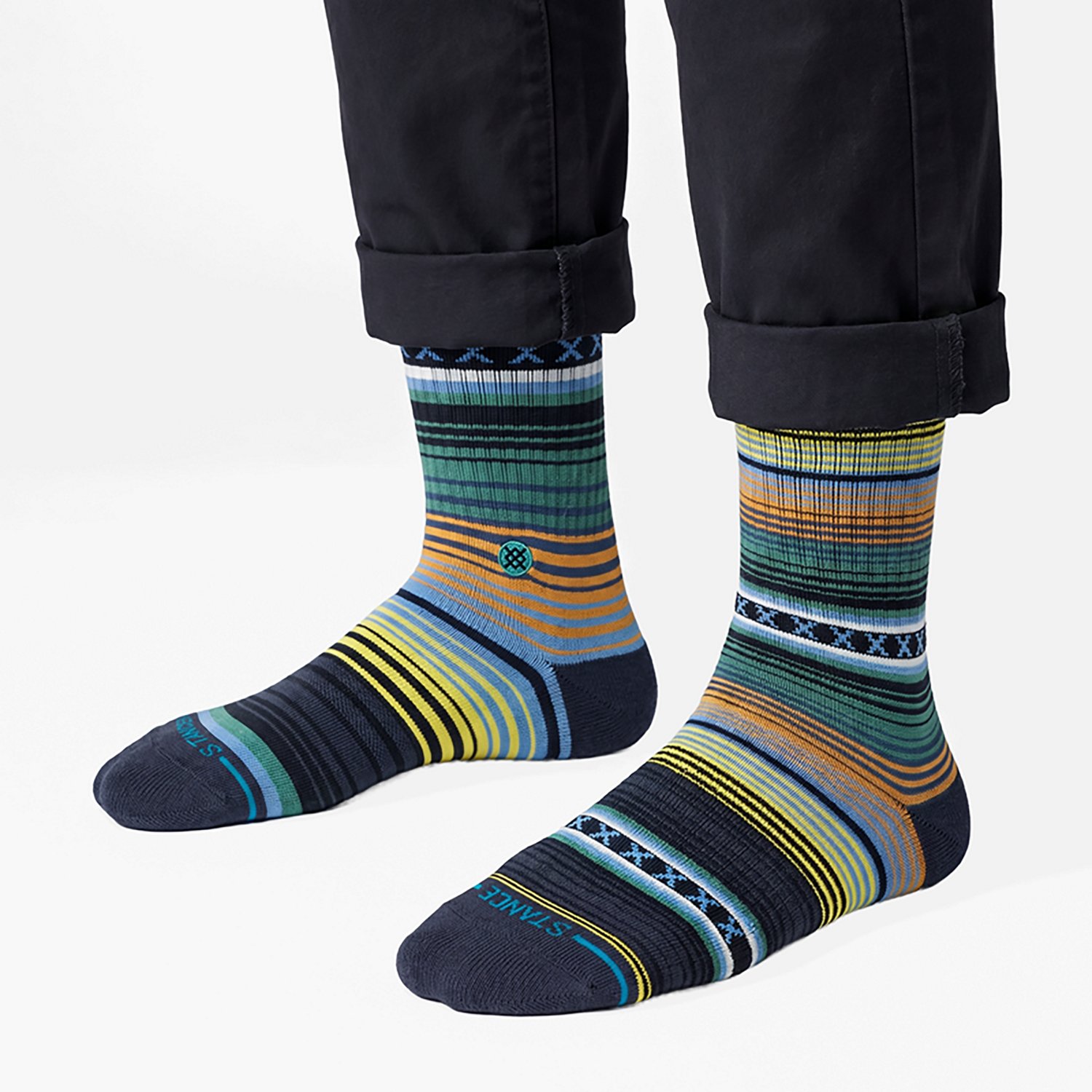 Stance Curren Stripe Crew Socks                                                                                                  - view number 4