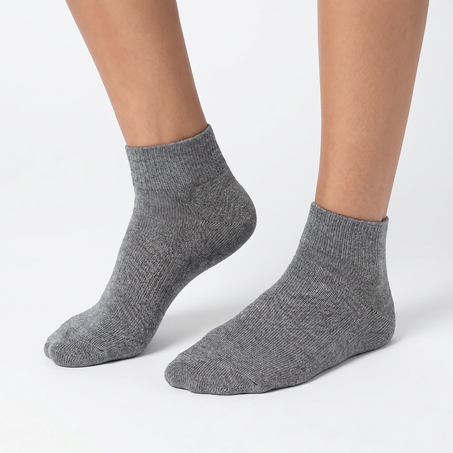BCG Adults' Basic Quarter Socks 6 Pack - view number 4