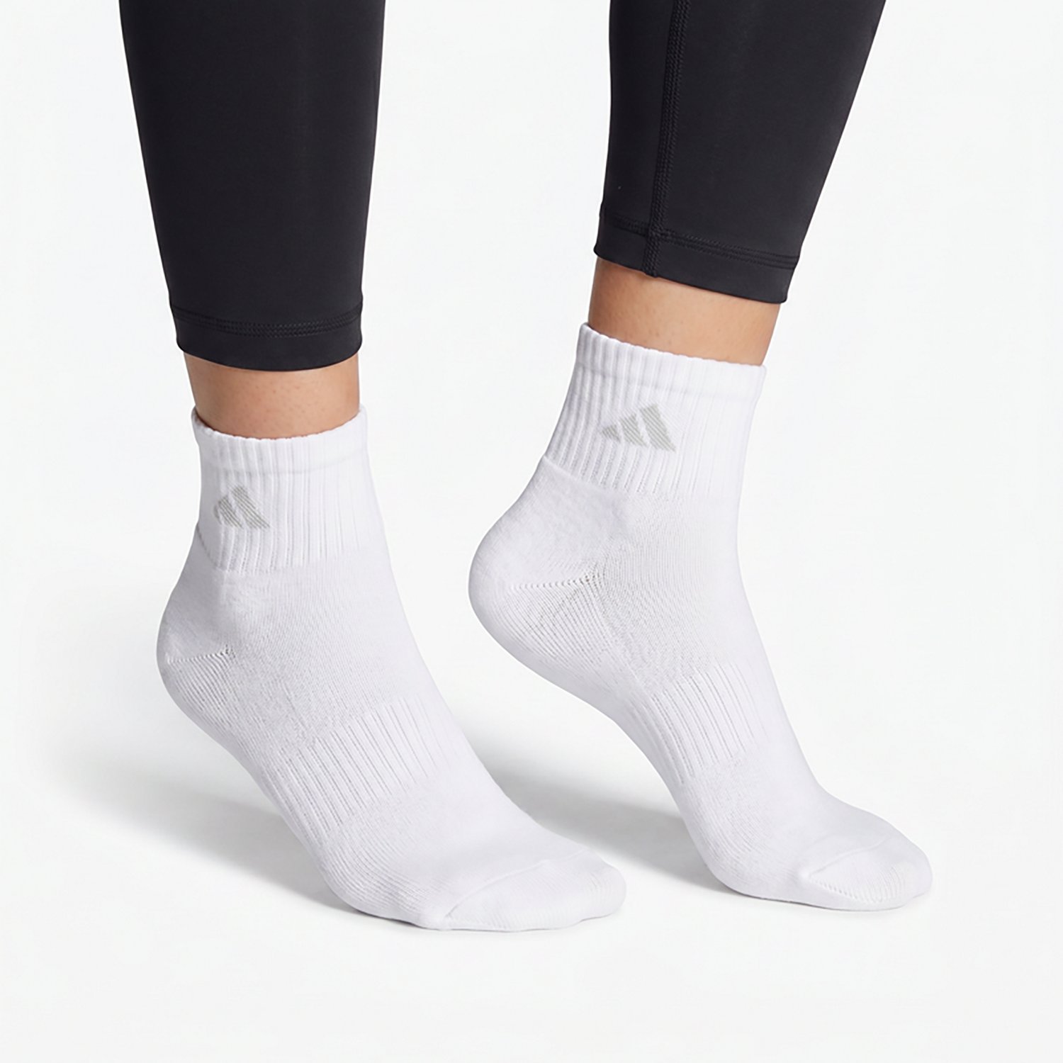 adidas Women's Athletic Cushioned Quarter-Length Socks 6-Pack - view number 7