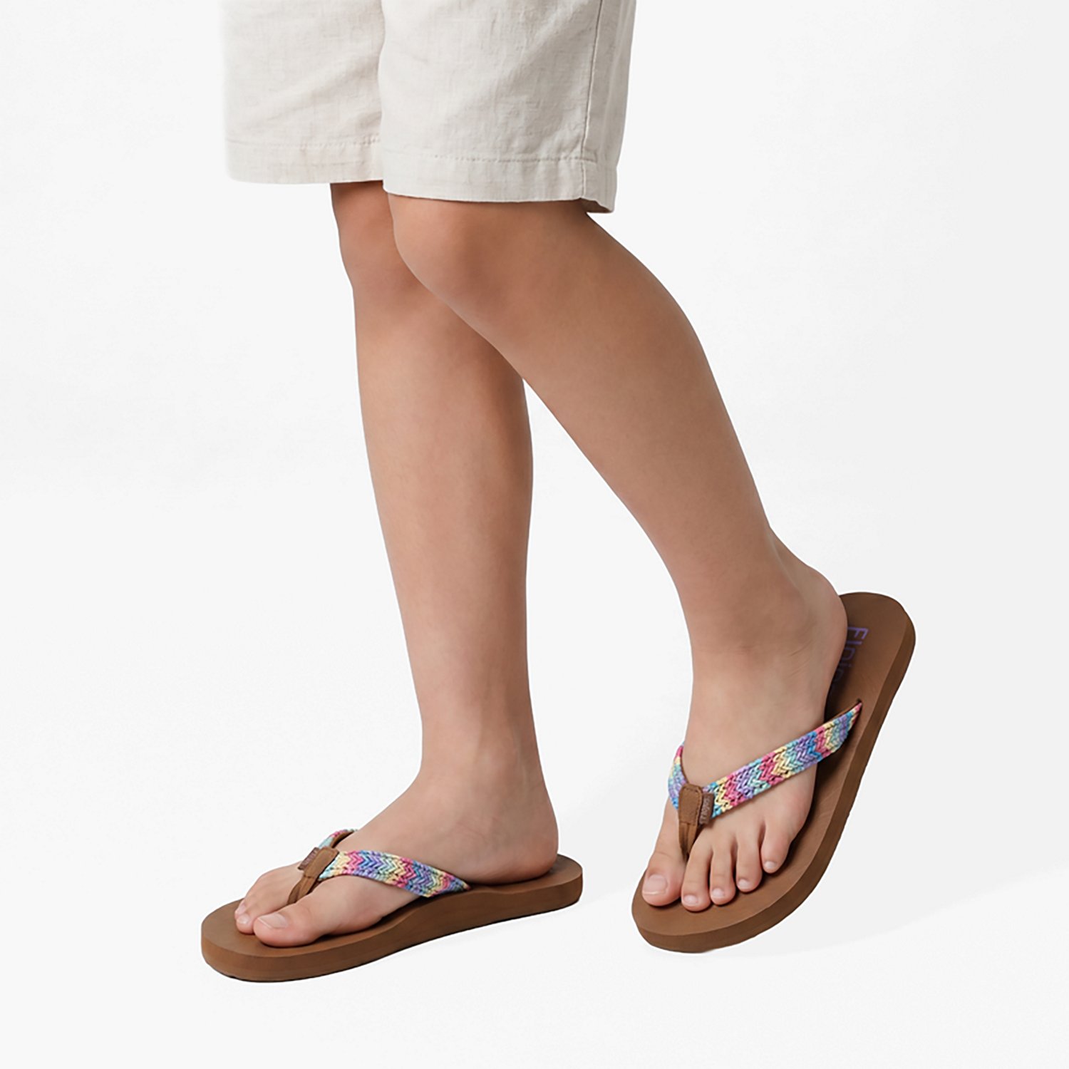 Flojos Boys' Juno Weave Flip Flops                                                                                               - view number 2