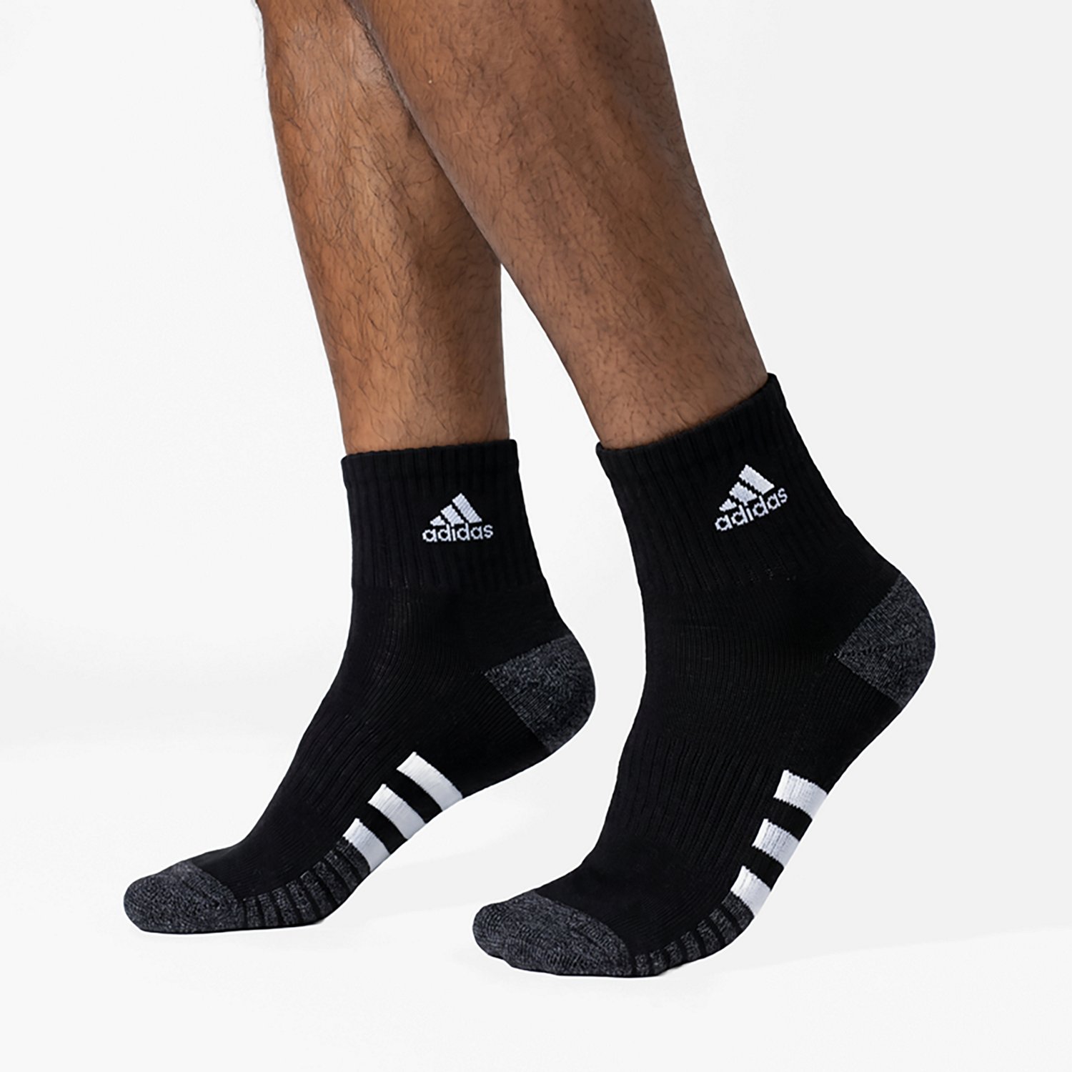 adidas Men's Cushioned 3.0 Quarter Socks 3-Pack - view number 4