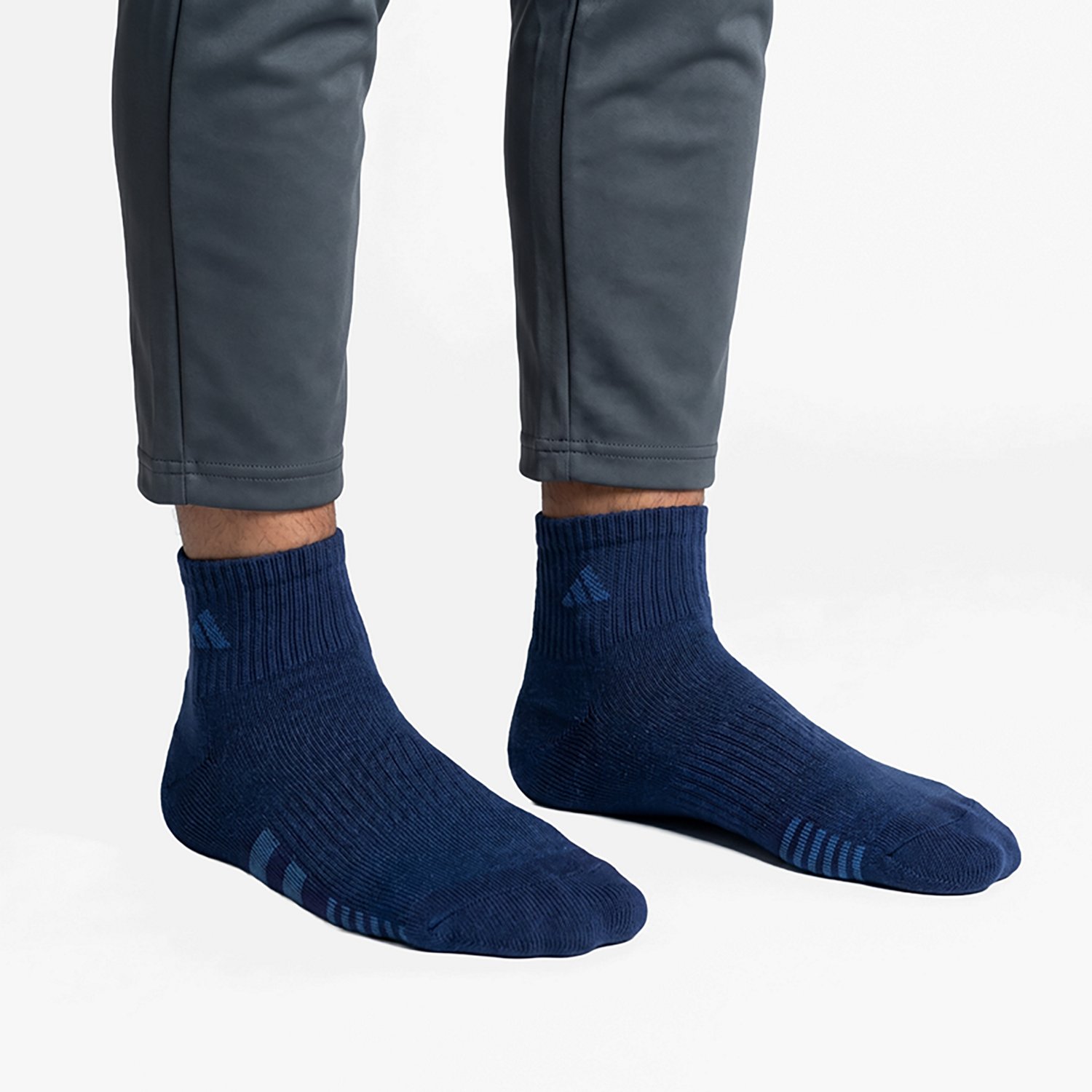 adidas Men's Cushioned 3.0 Quarter Socks 3-Pack