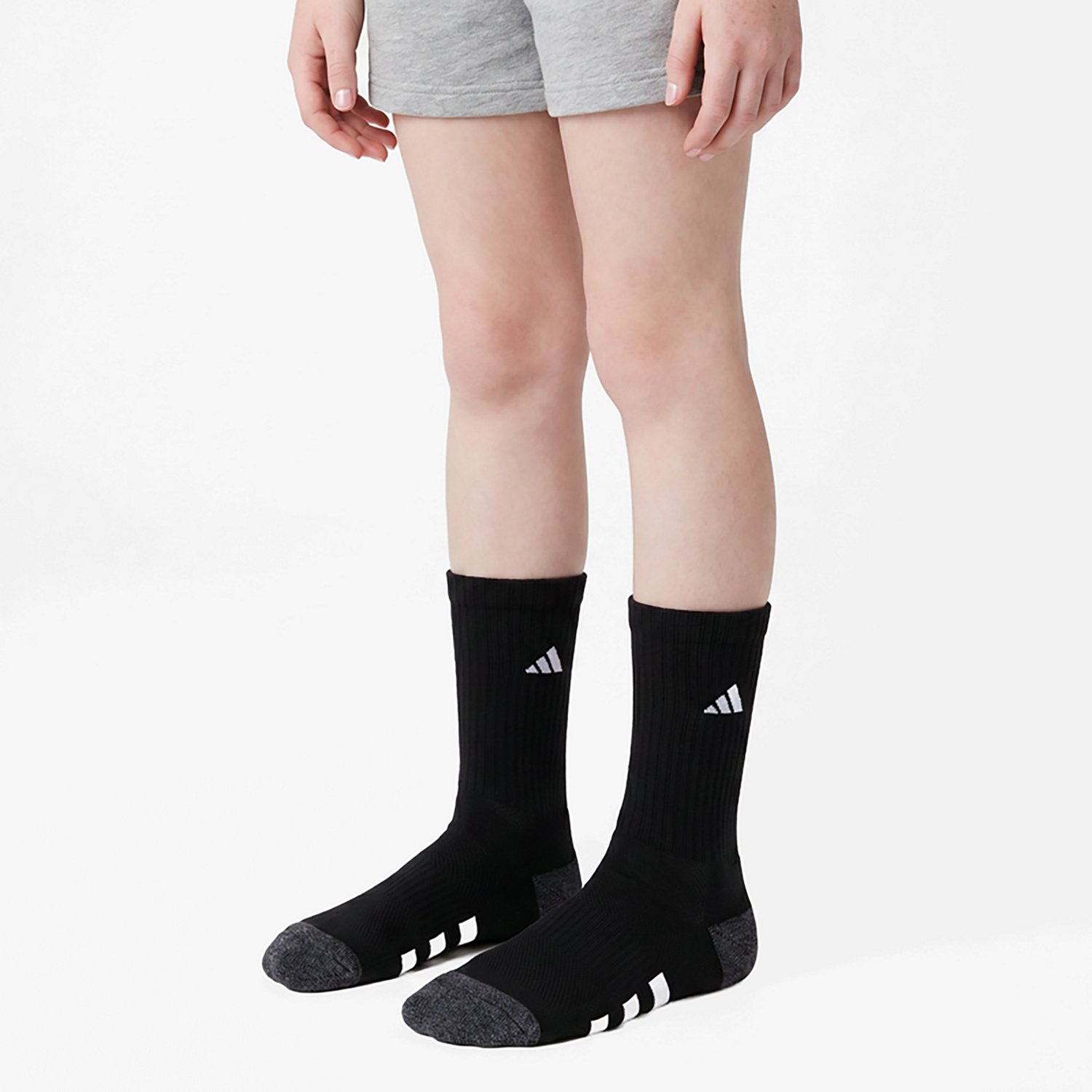 adidas Youth Cushioned Crew Socks 6 Pack - view number 7