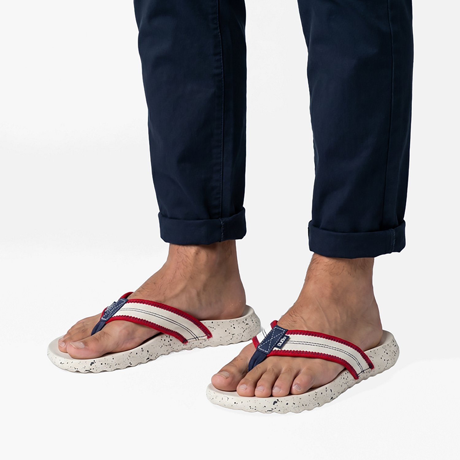 HEYDUDE Men's Myers Americana Flip-Flops                                                                                         - view number 8