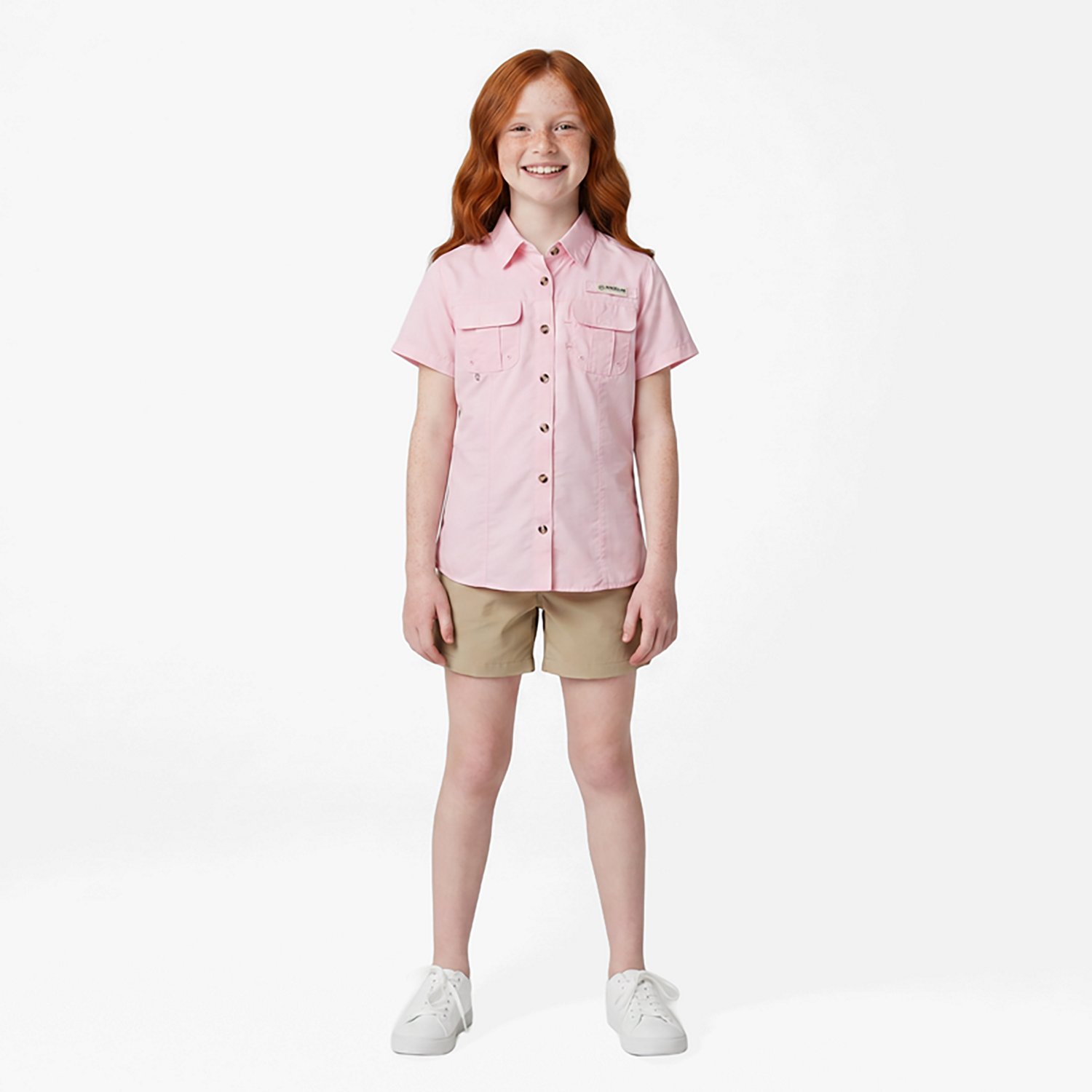 Magellan Girls' Laguna Madre Short Sleeve Fishing Shirt