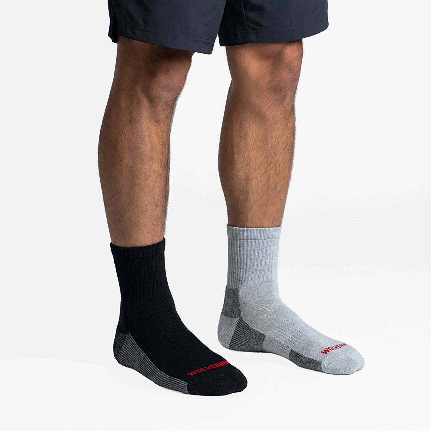 Wolverine Men's Cotton Steel Quarter Socks 6-Pack - view number 2