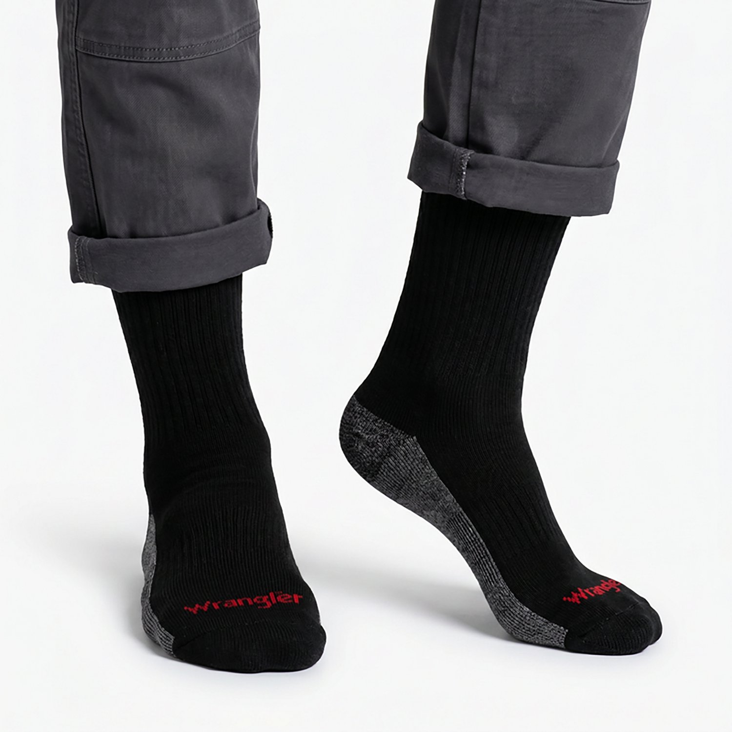 Wolverine Men's Cotton Steel Toe Crew Socks 6-Pack - view number 3