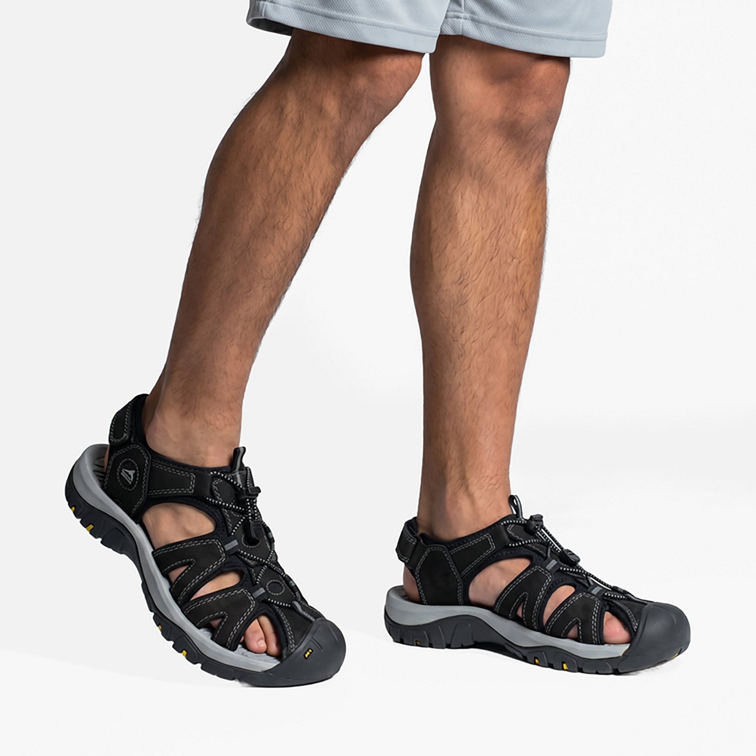 Pacific Mountain Men's Riverbank Leather Hiking Sandals                                                                          - view number 5