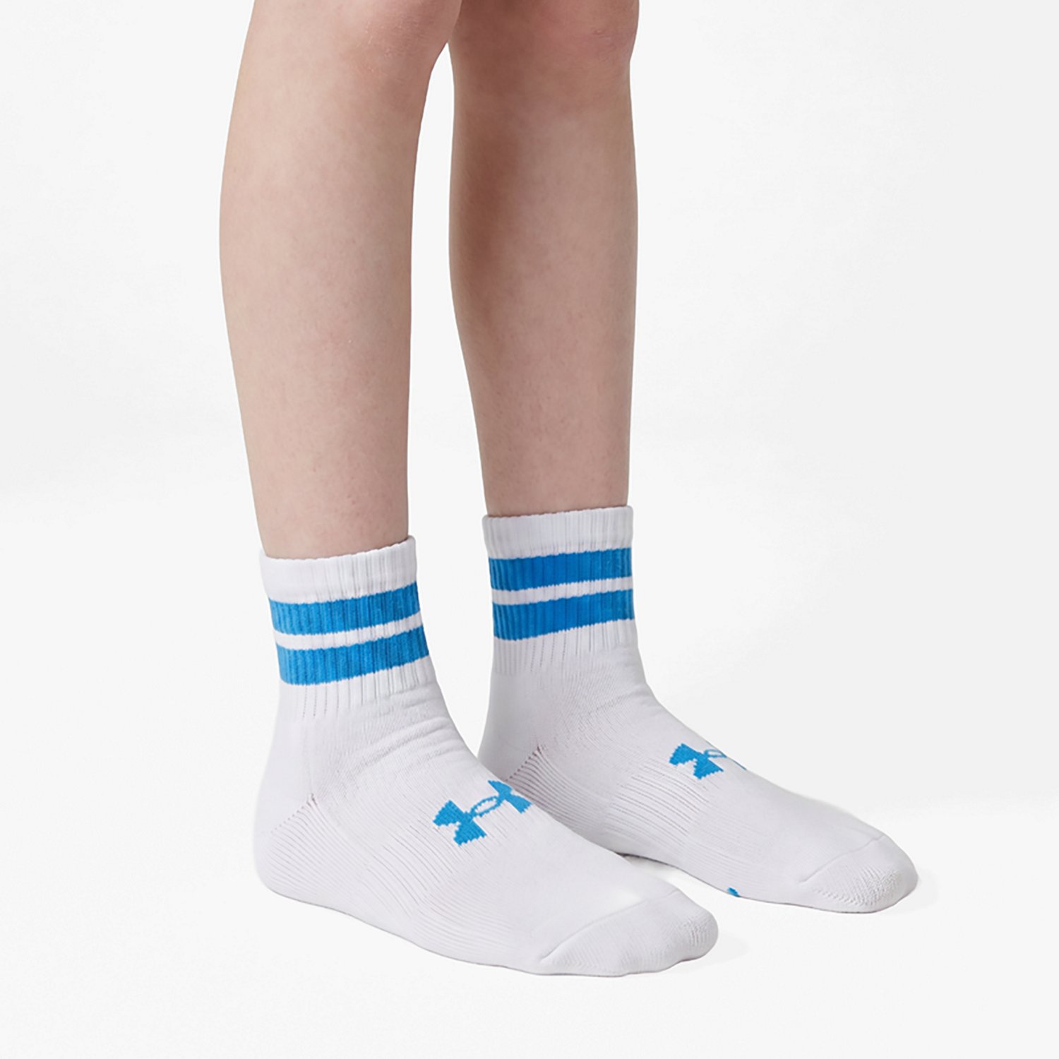 Under Armour Kids' Essential Quarter Socks 6 Pack - view number 4