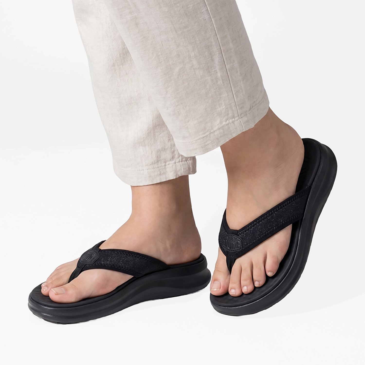 HEYDUDE Women's Tide Flip Flops - view number 6
