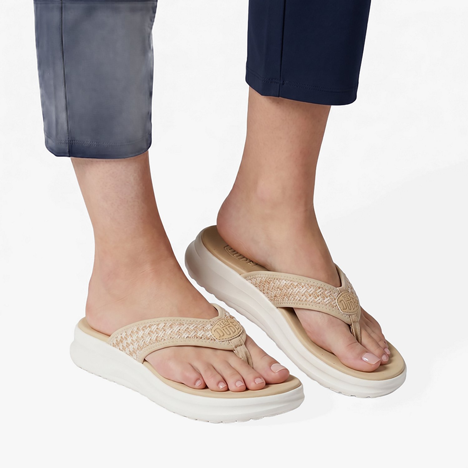 HEYDUDE Women's Tide Flip Flops - view number 6
