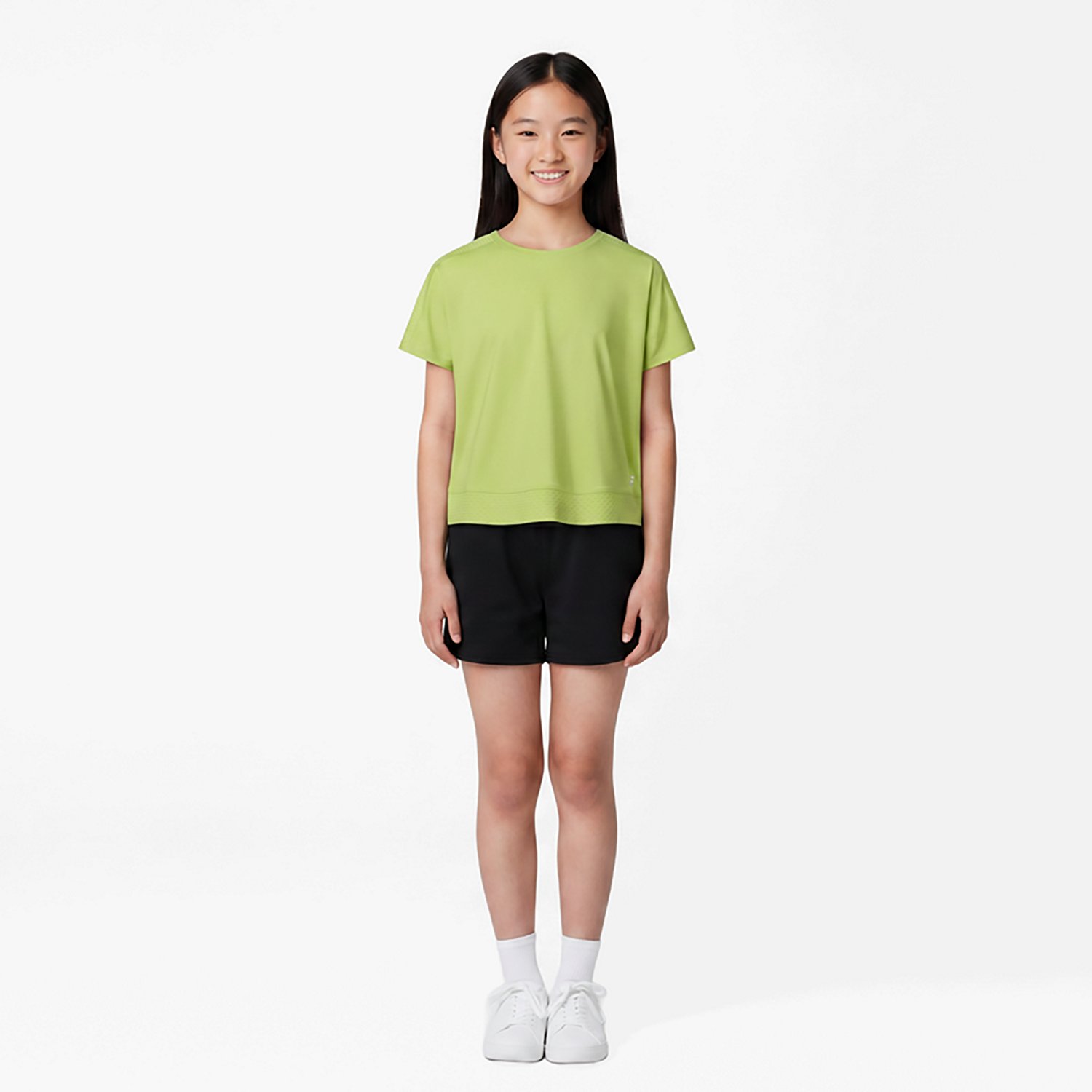 BCG Girls' Run Race Mesh Short Sleeve T-Shirt