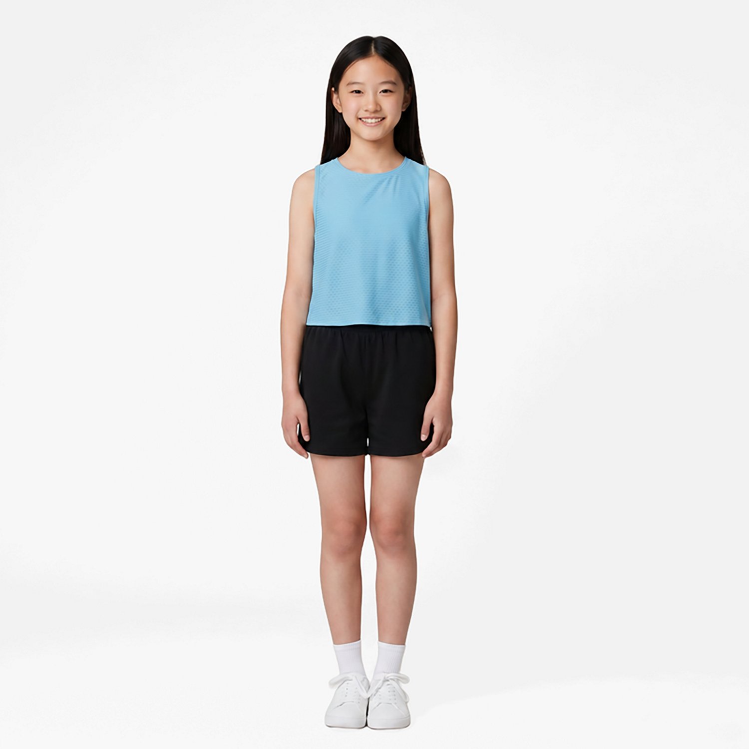 BCG Girls' Run Race Mesh Tank