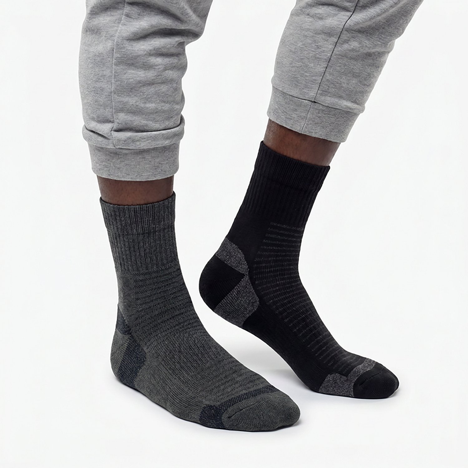Magellan Outdoors Men's Broken Stripe Ankle Socks 2-pack - view number 4
