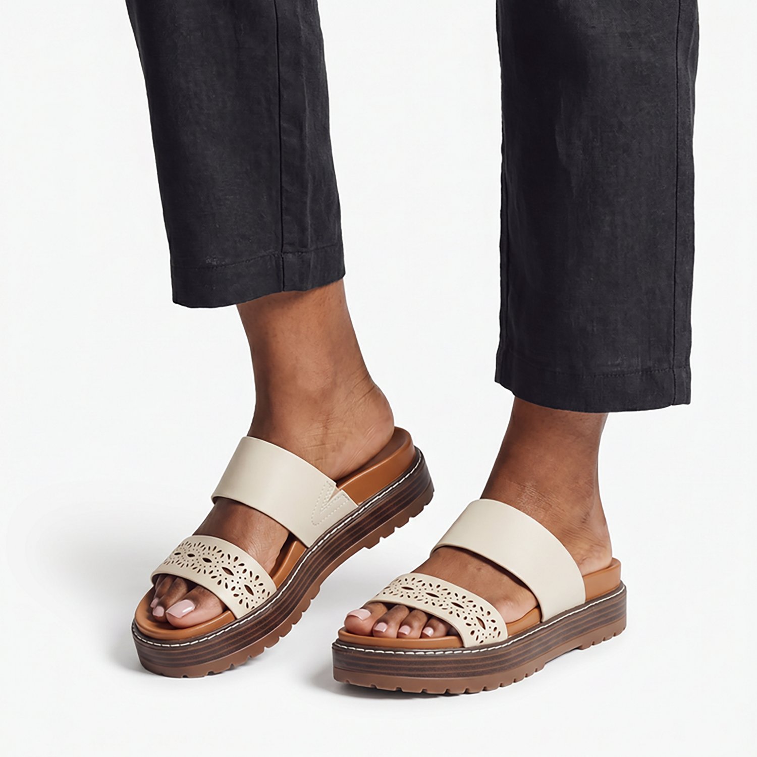 Freely Women's Double Strap Chopout Platform Sandal - view number 5