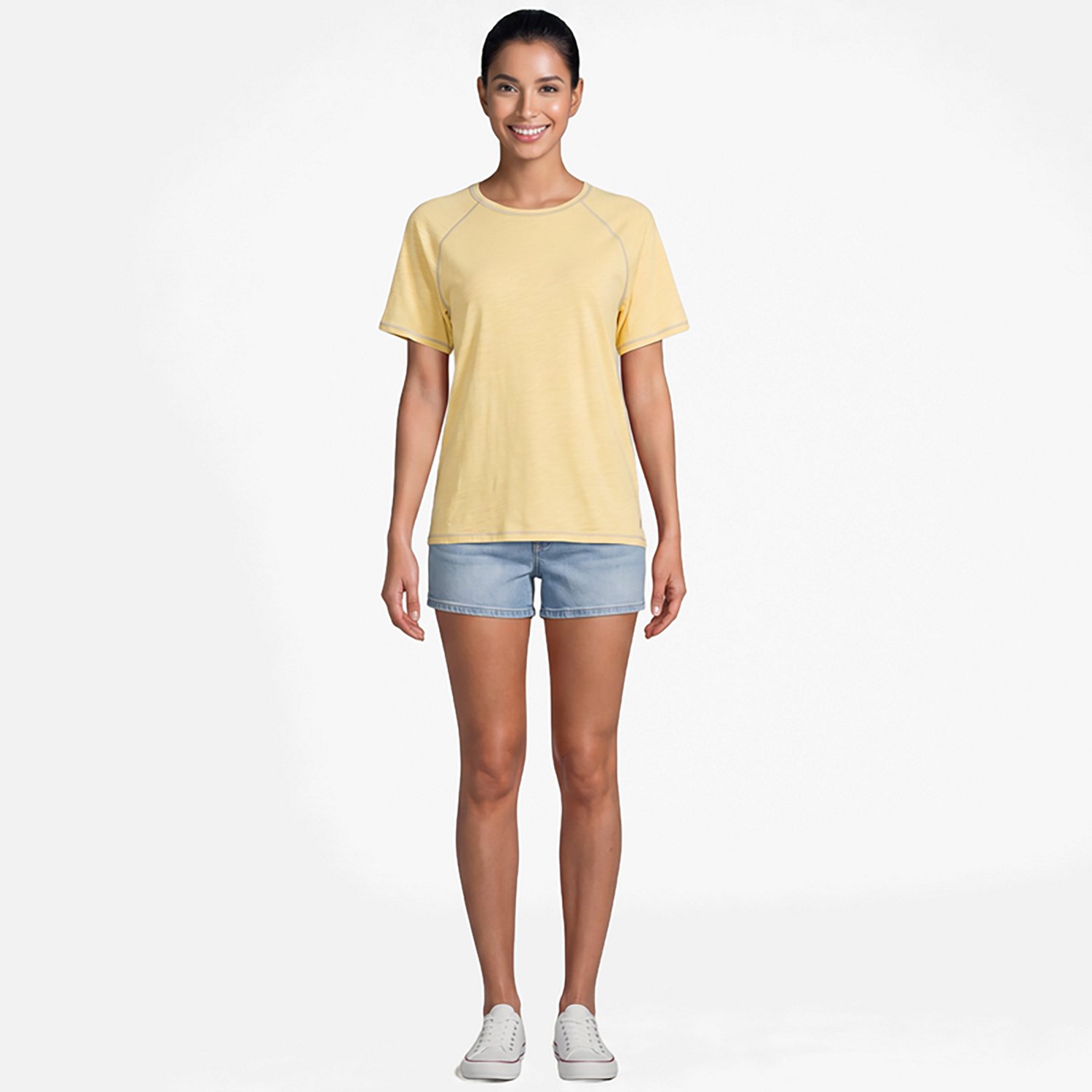 Jadelynn Brooke Women’s Club Social All For Fun Raglan Stitch T-shirt