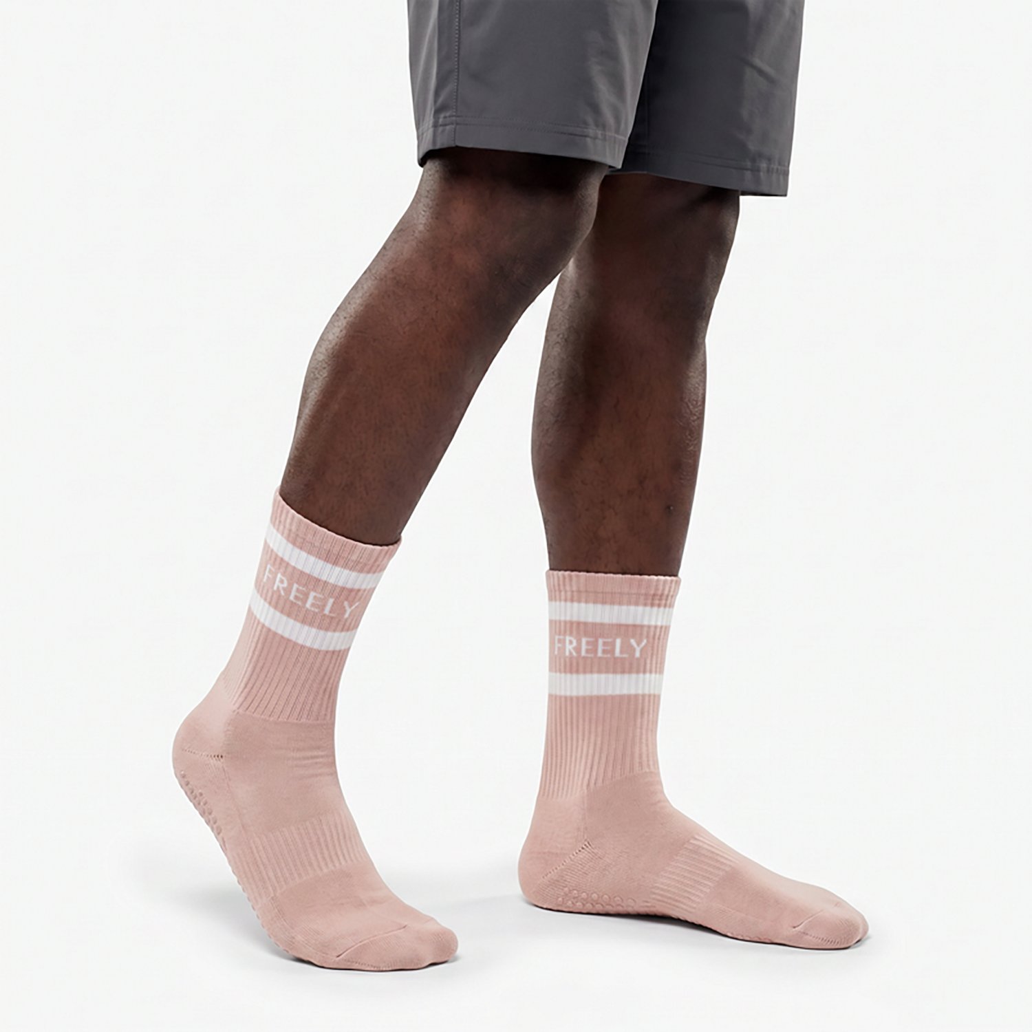 Freely Non Slip Performance Grip Crew Socks - view number 3
