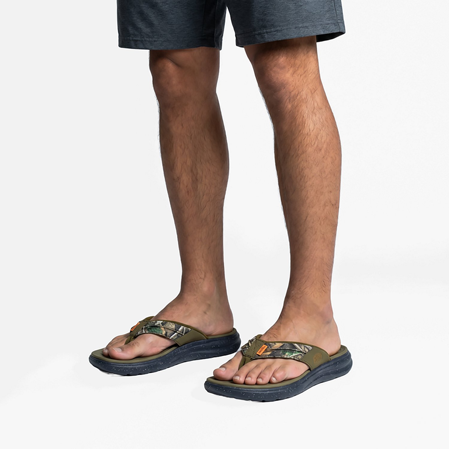 HEYDUDE Men's Finn Flip Realtree Edge Flip Flops - view number 7